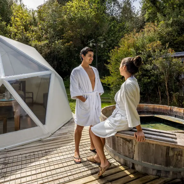 Interior de domo romántico